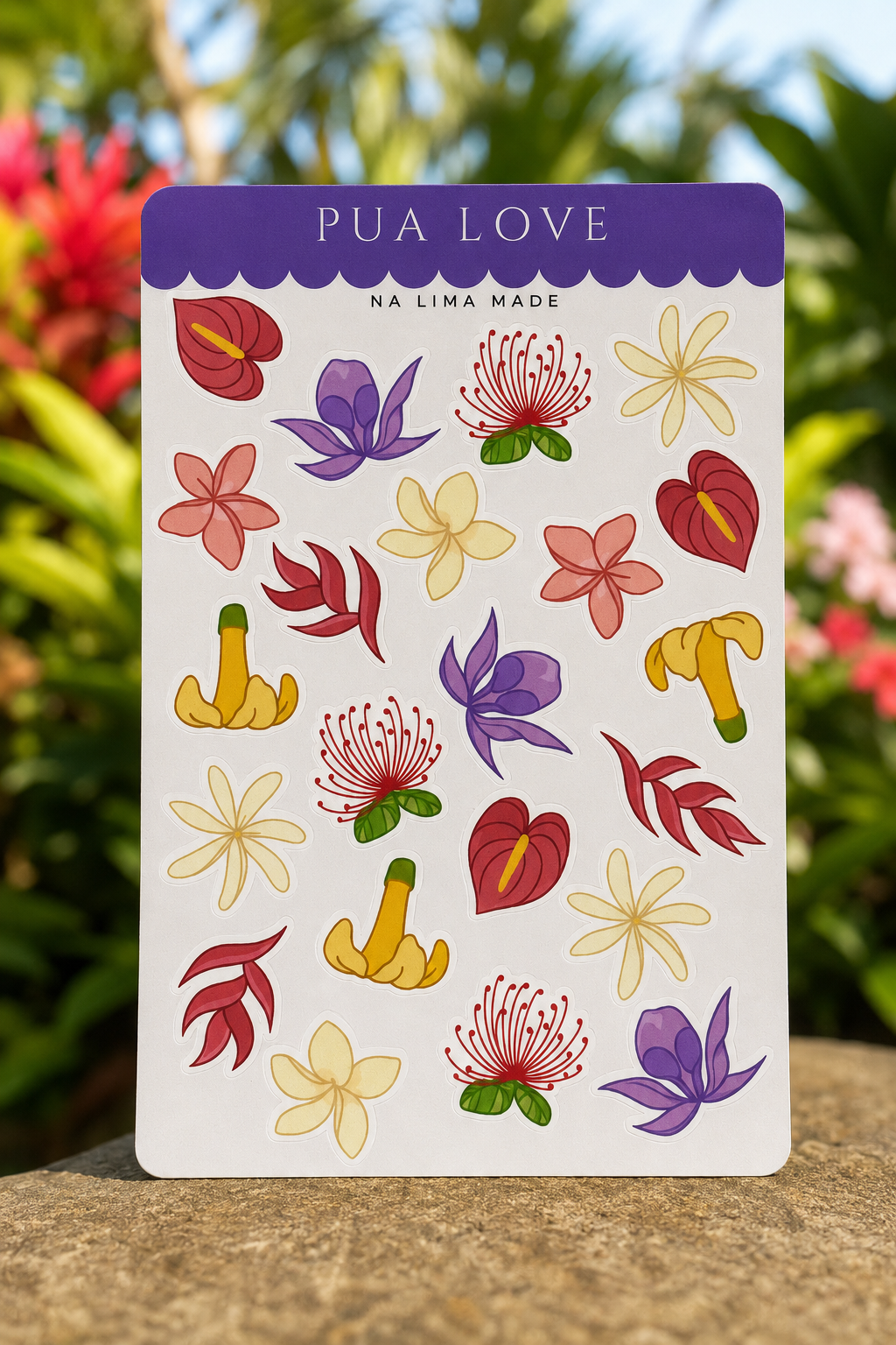 Pua Love Sticker Sheet (Soft Matte Finish)